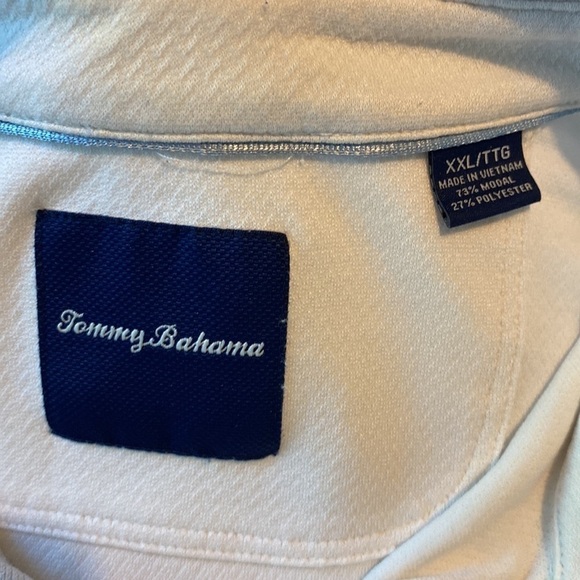 Tommy Bahama men’s short sleeve shirt size extra extra large all cream color - Picture 2 of 9